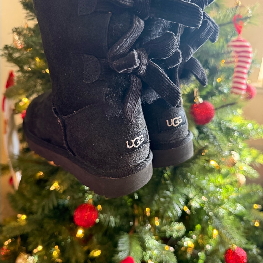 UGG Kids Classic Black Boots